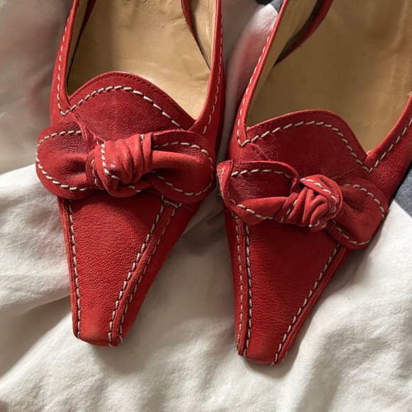 CUTIES Red KITTEN HEELS 👠 - Picture 3 of 6